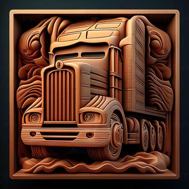 3D model TruckSimulation 16 game (STL)